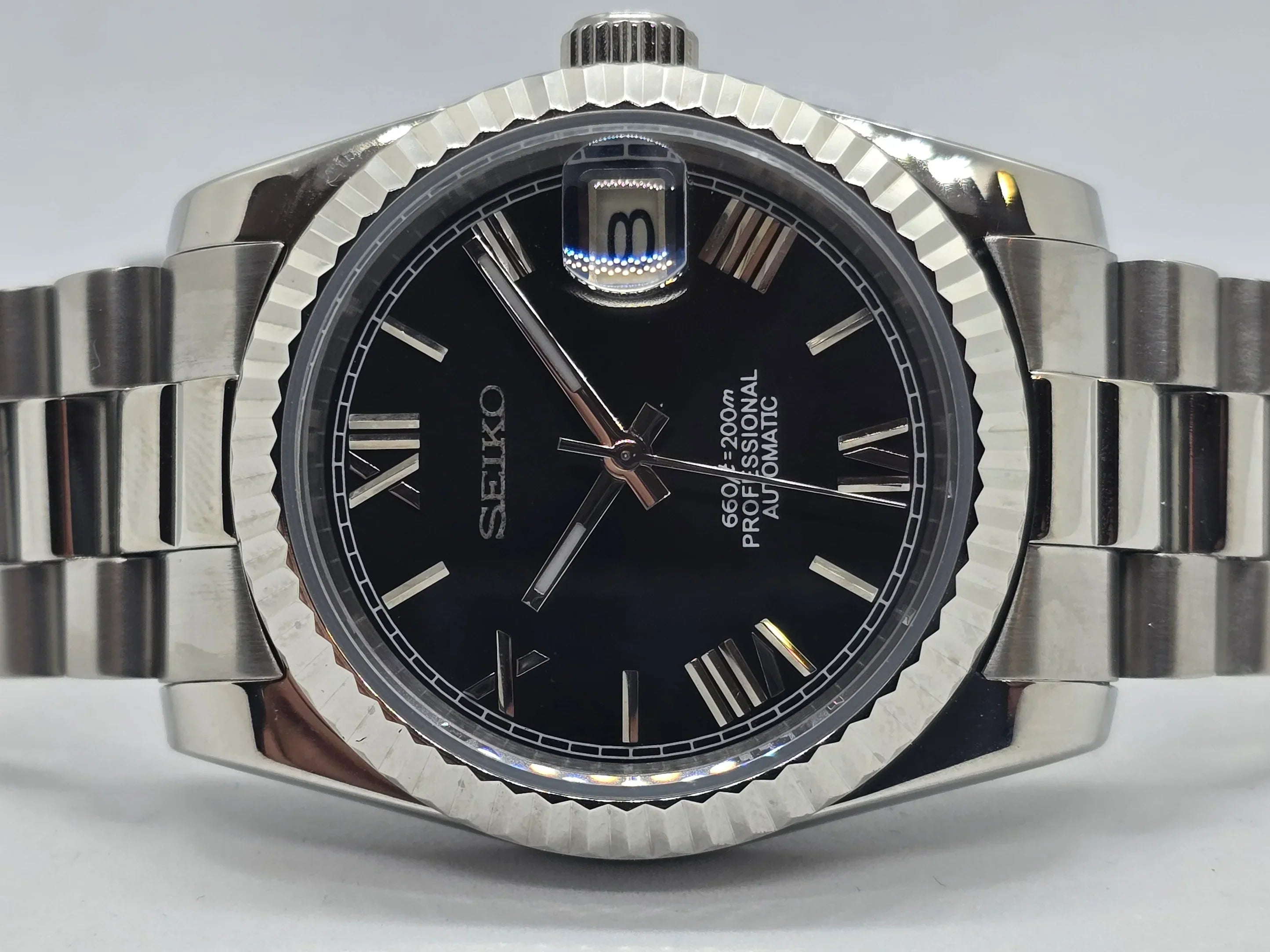 Seikojust Roman Black Dial