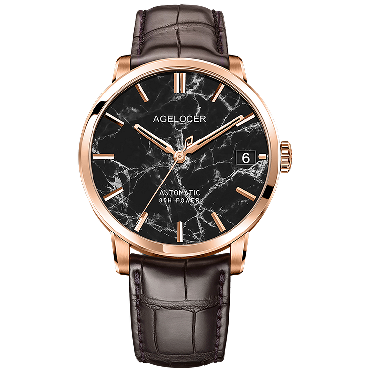 Baikal Male Series Automatic Mechanical Watches - Marble Edition