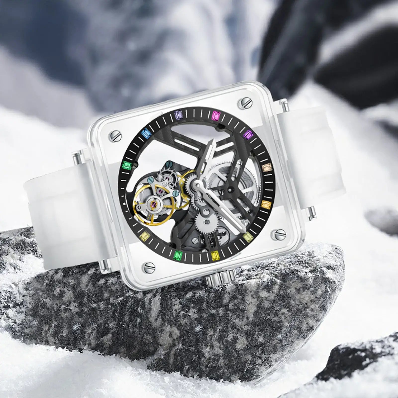 Sapphire Edition Tourbillon: Handgjorda mekaniska klockor för män