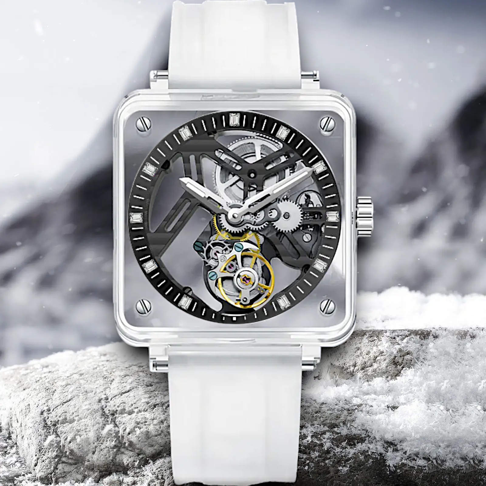 Sapphire Edition Tourbillon: Handgjorda mekaniska klockor för män