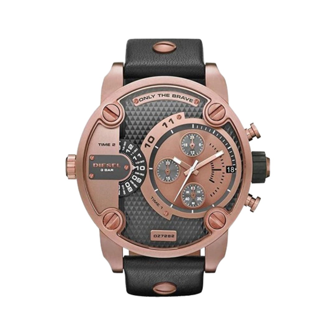 Diesel Men's Chronograph Watch Little Daddy Rose Gold DZ7282