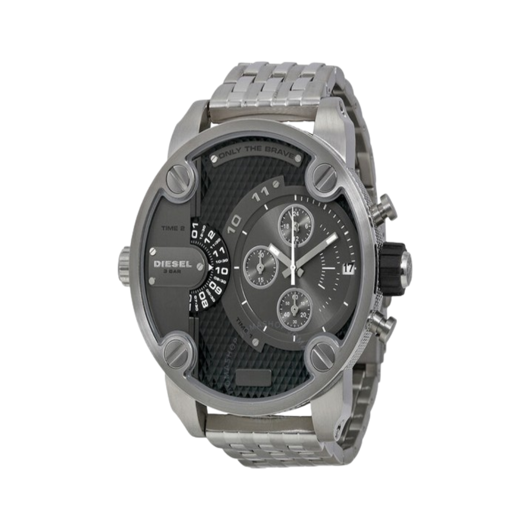 Diesel End of Season Daddy Chronograph Analog Grey Dial Men's Watch - DZ7259