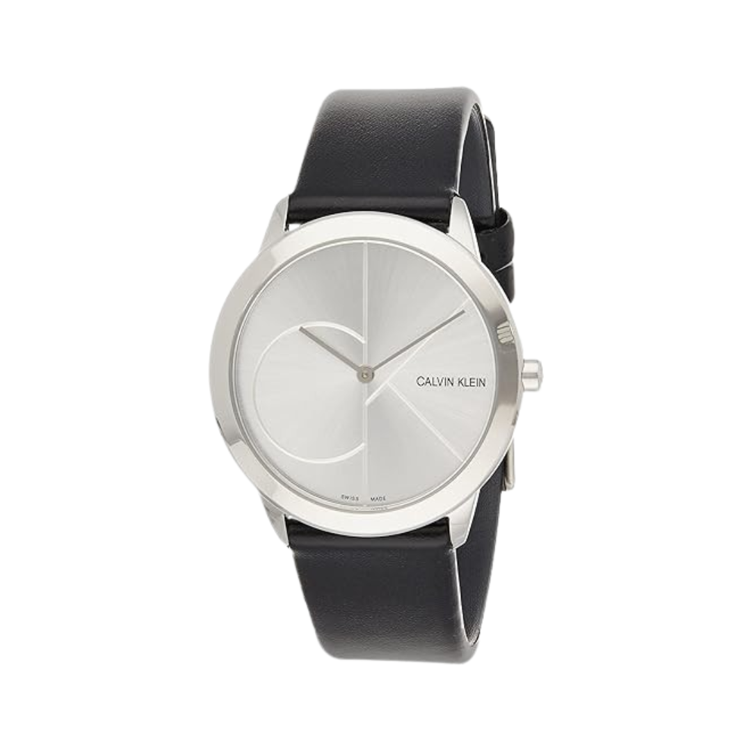 Calvin Klein Women's Analogue Quartz Watch with Leather Strap K3M221CY