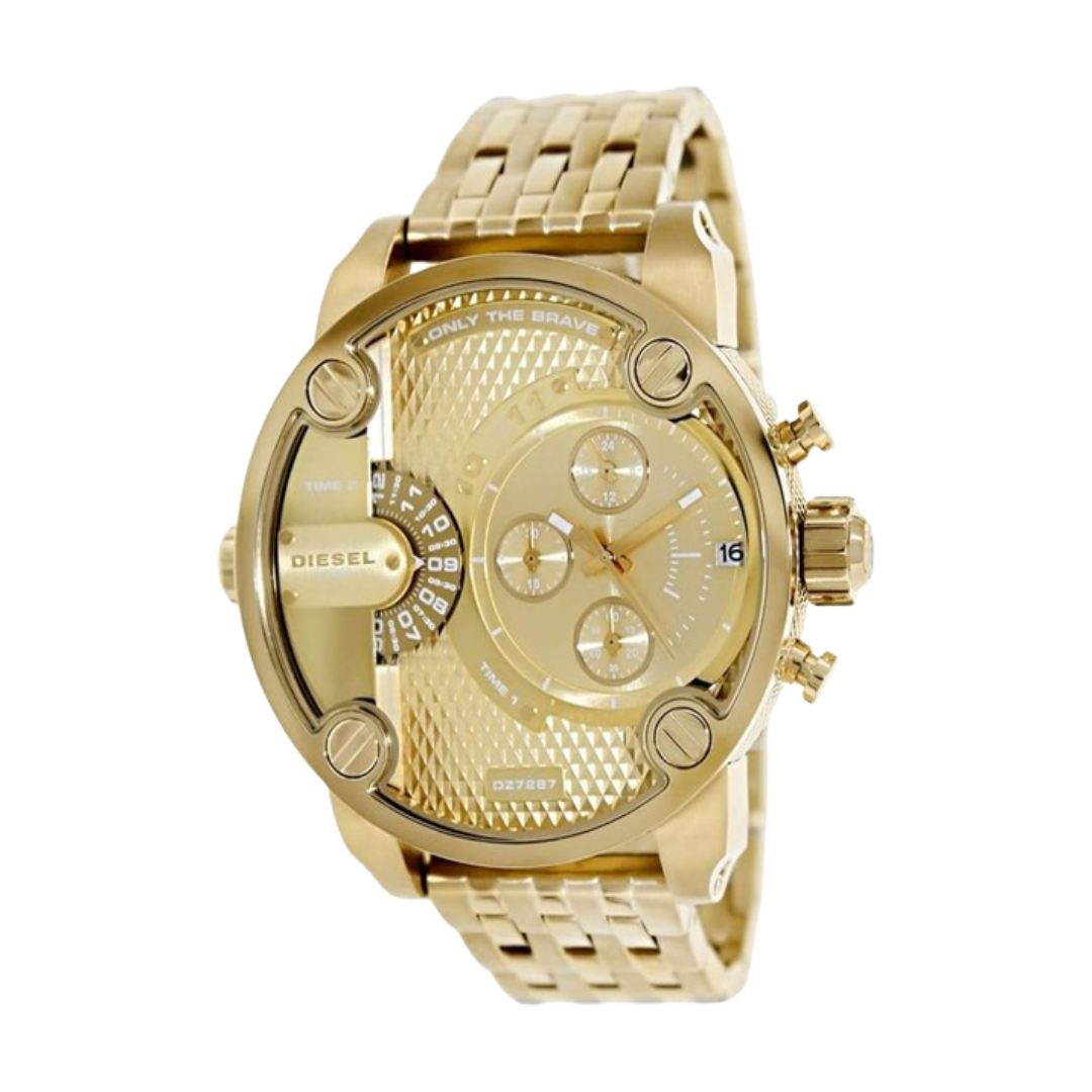 Diesel Men's Little Daddy Gold Fashion DZ7287