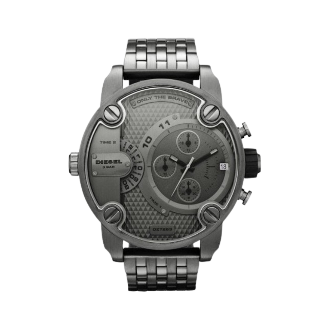 Diesel Men's DZ7263 Little Daddy Series Analog Display Analog Quartz Grey