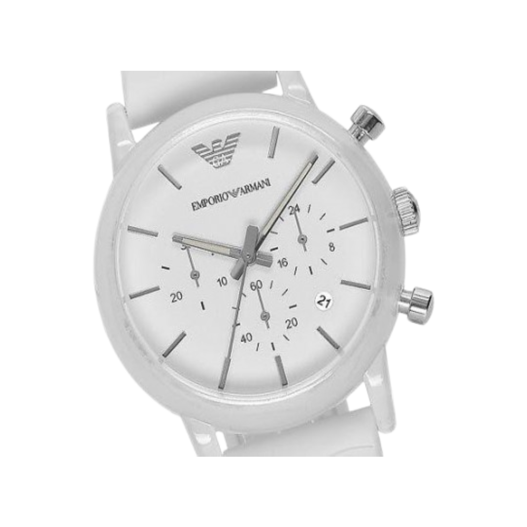 Emporio Armani Men's AR1054 White