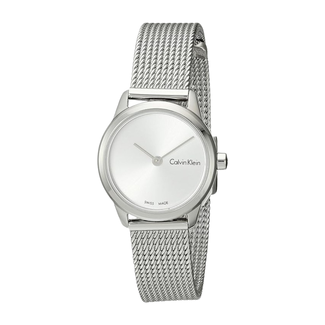 Calvin Klein Women's Analog Display and Stainless Steel Strap