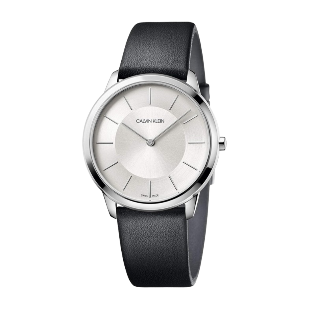 CALVIN KLEIN Minimal Dark Grey Dial Ladies Steel Mesh