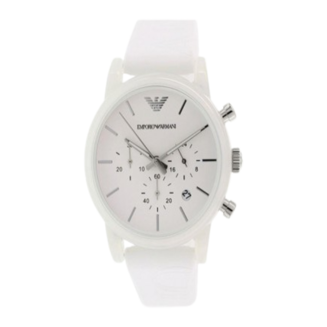 Emporio Armani Men's AR1054 White