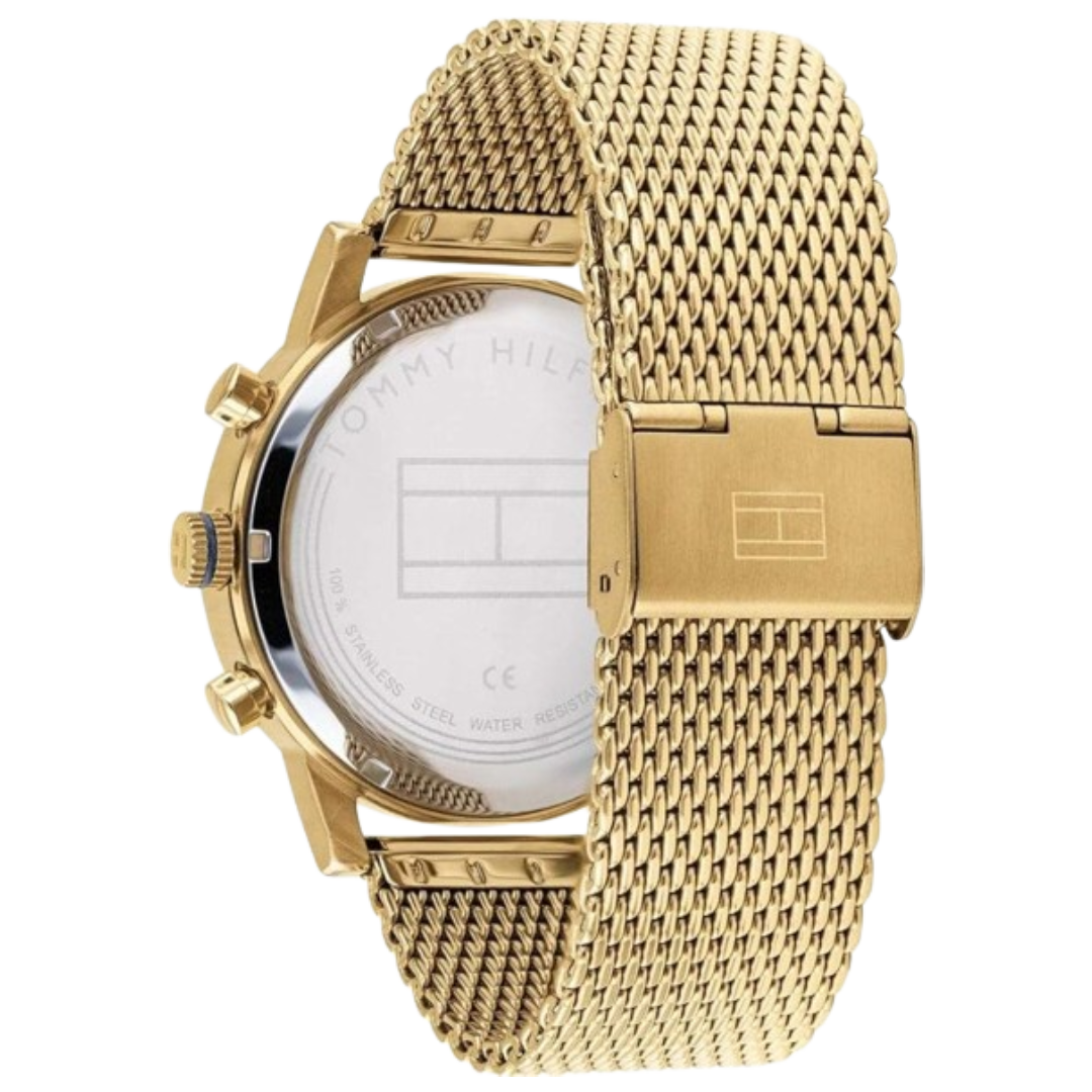 Tommy Hilfiger Watch, Gold, White, One Size, bracelet