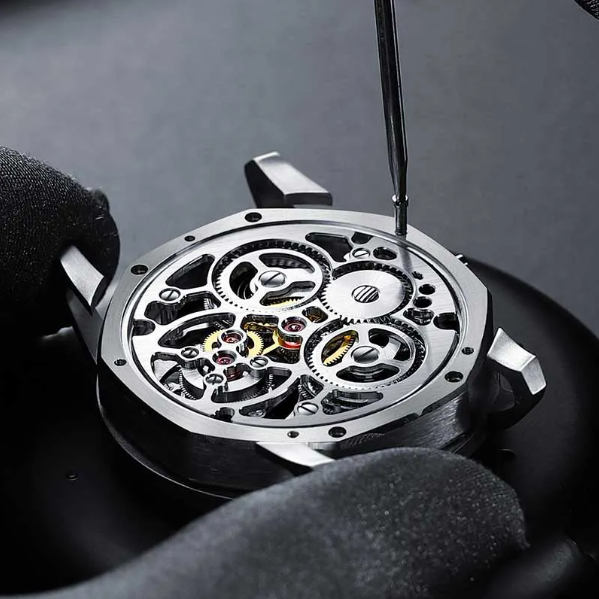 Custom Triple Tourbillon Skeleton Mod