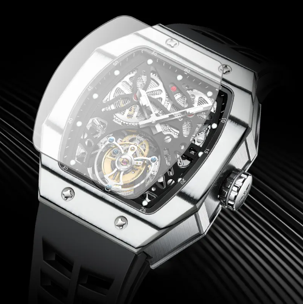 Custom Carbon Fiber Tourbillon Skeleton Mod