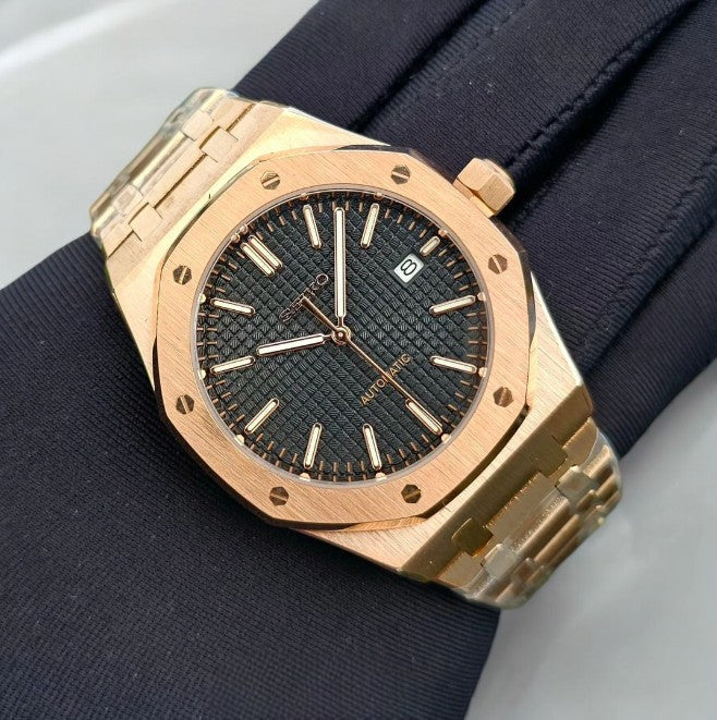 Royal Seikoak Rosegold Black