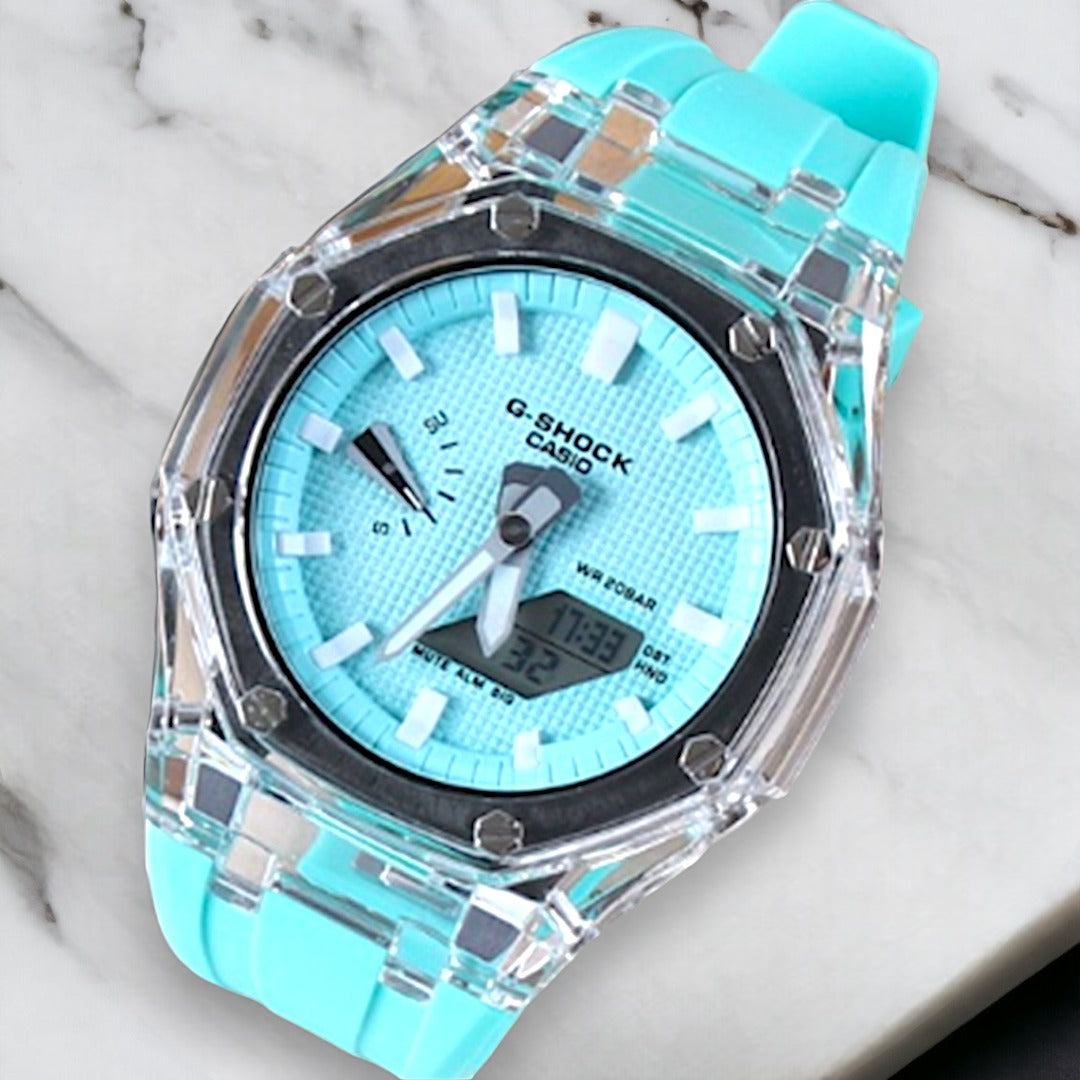 G-SHOCK Tiffany Rubber Blue Mod