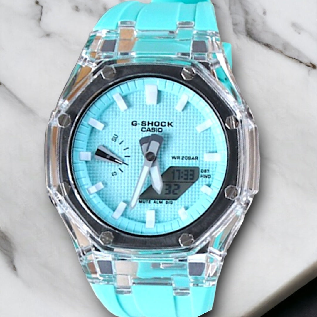 G-SHOCK Tiffany Rubber Blue Mod