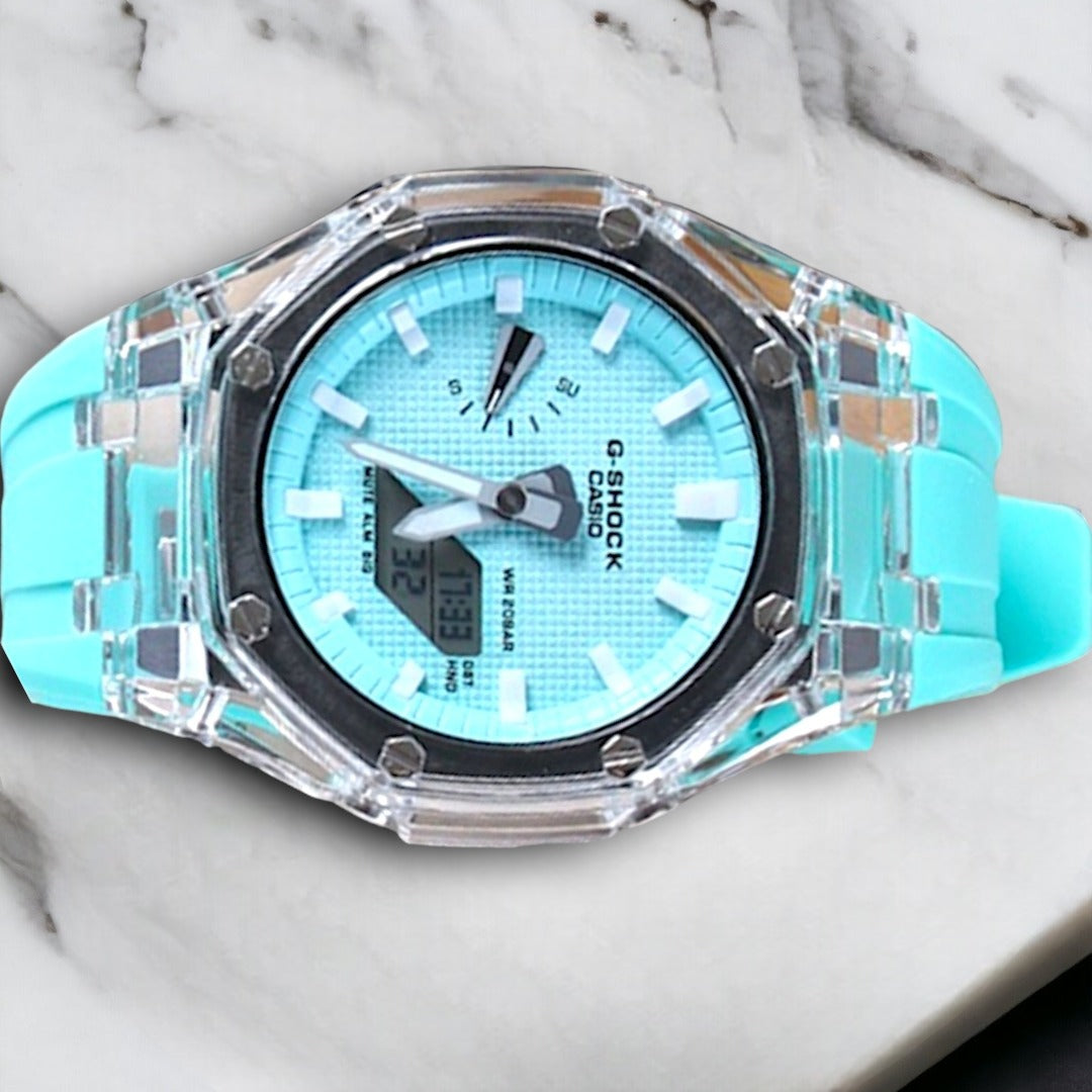 G-SHOCK Tiffany Rubber Blue Mod