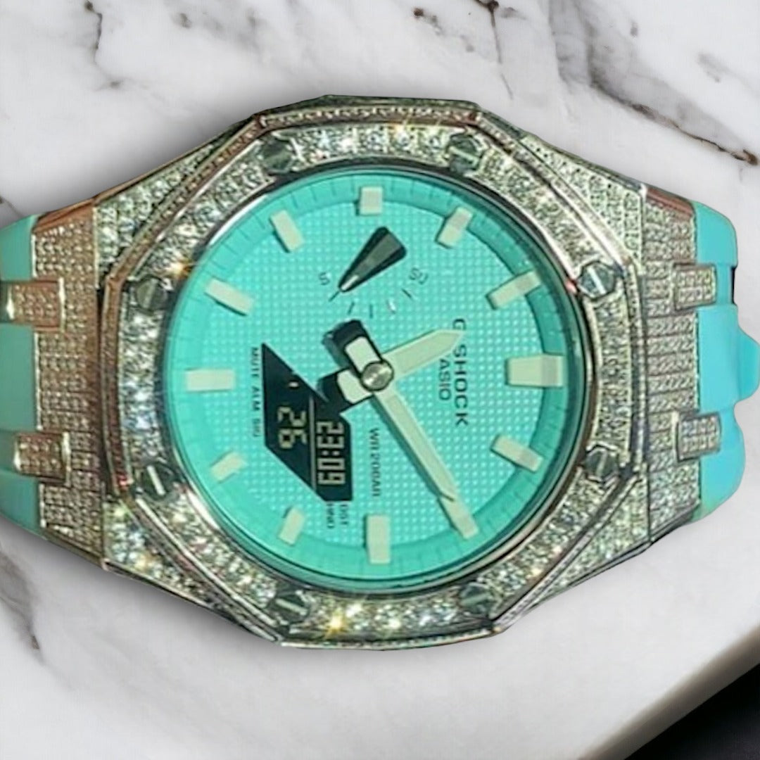 G-SHOCK Tiffany Rubber Sparkle Blue Mod