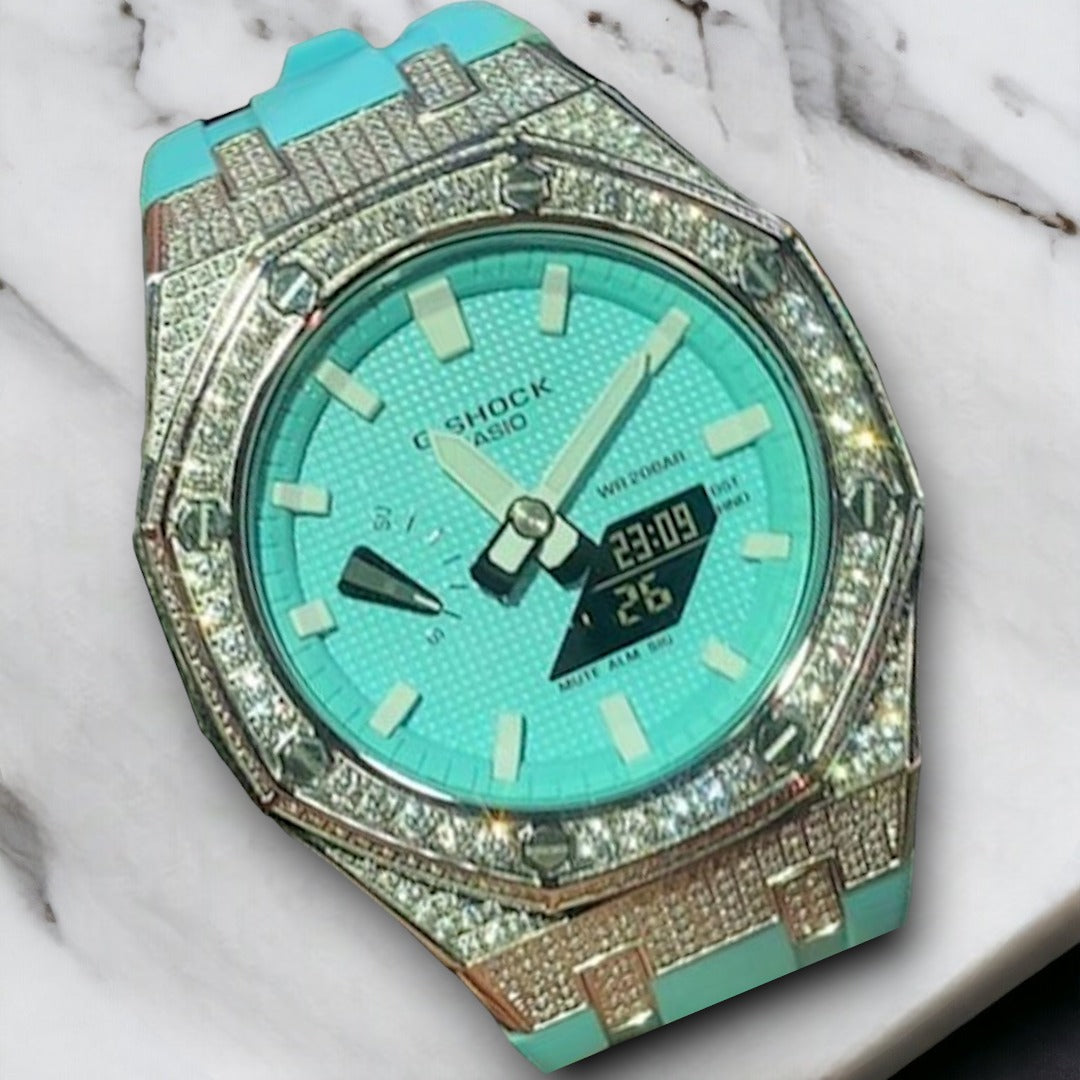 G-SHOCK Tiffany Rubber Sparkle Blue Mod