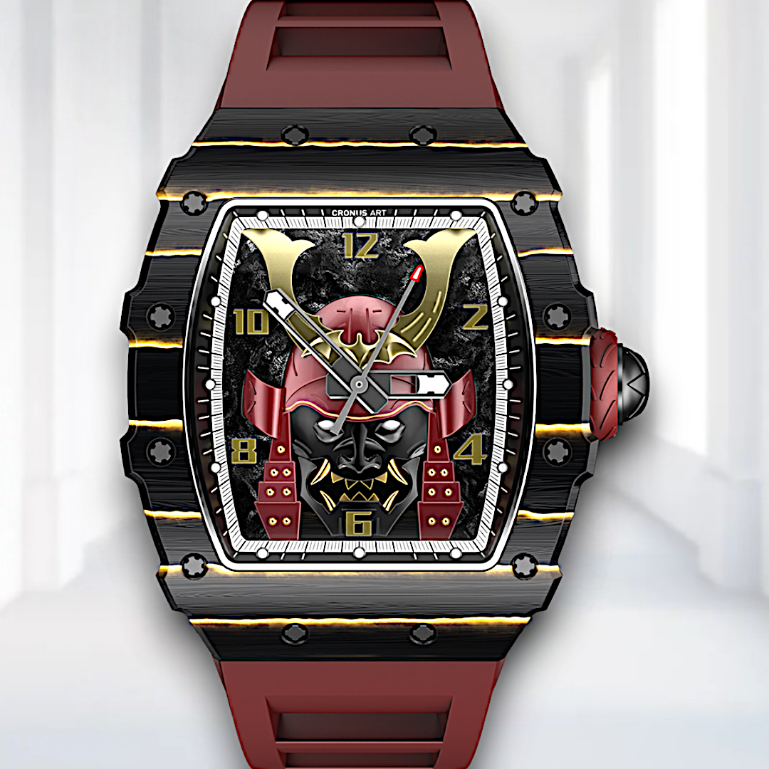 Anpassad Samurai Carbon Fiber Tourbillon Mode