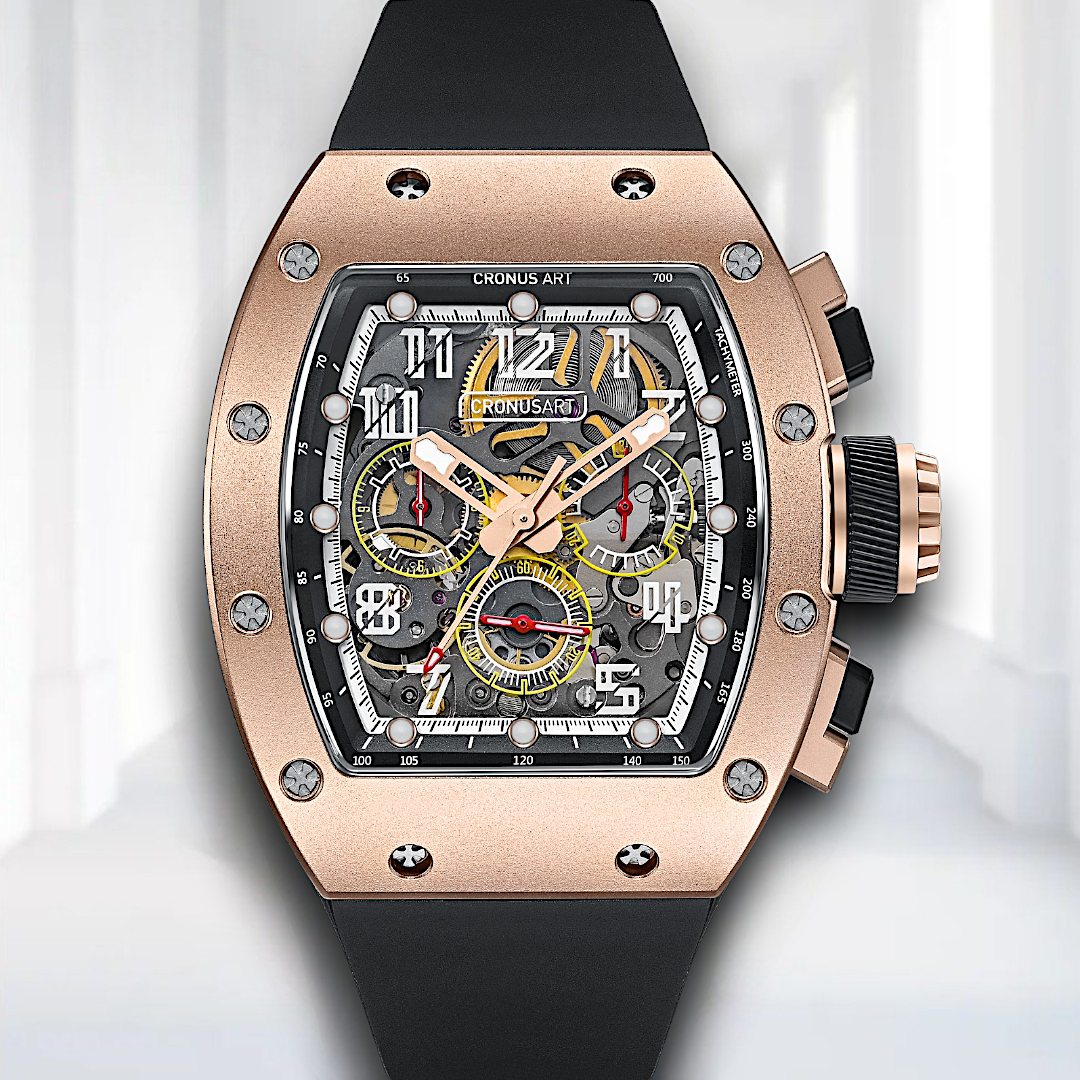 Custom NFT Carbon Fiber Tourbillon Skeleton Mod