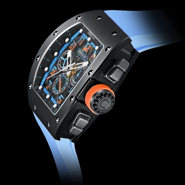 Custom NFT Carbon Fiber Tourbillon Skeleton Mod