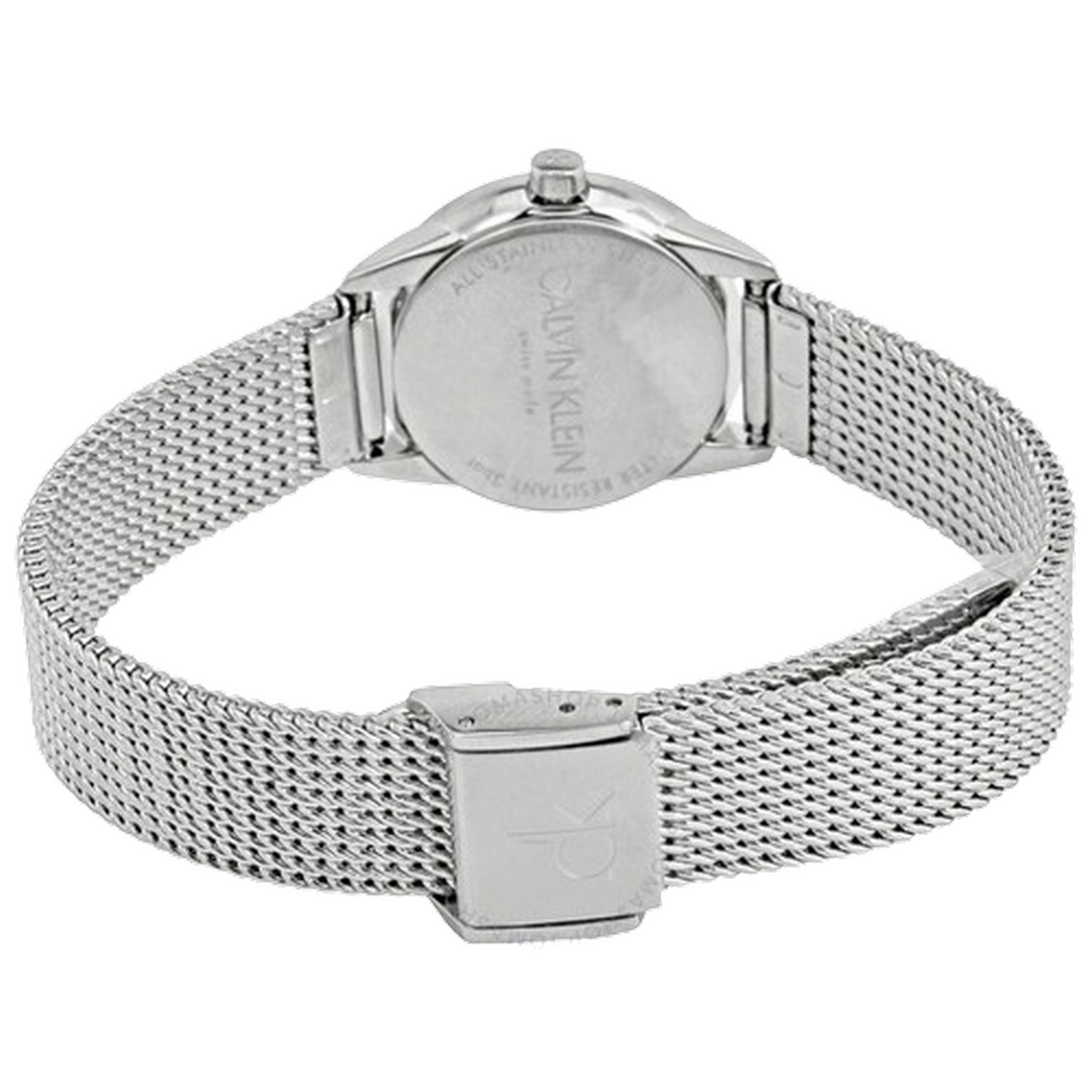 Calvin Klein Women's Analog Display and Stainless Steel Strap