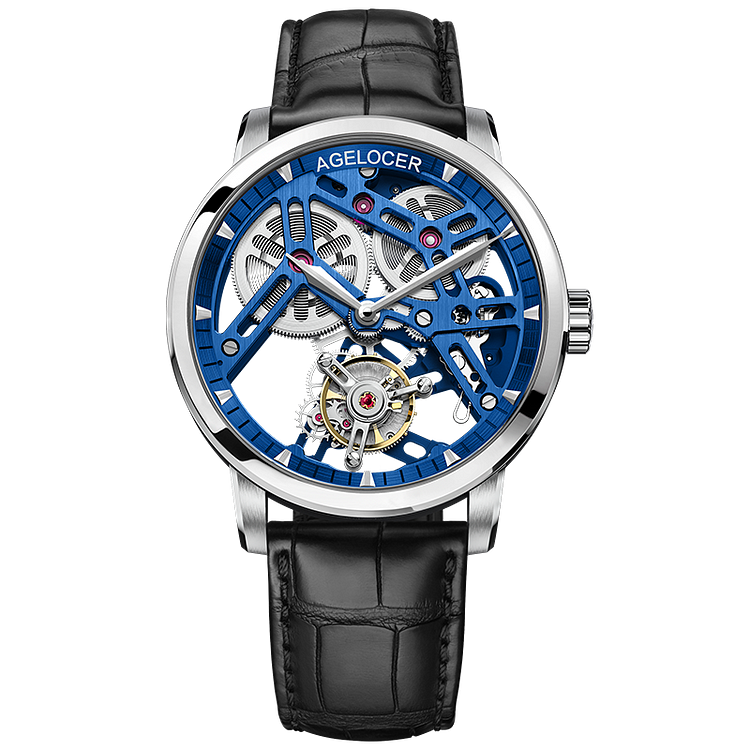 Double-Sided Hollow Skeleton Tourbillon Manual Mechanical Watches