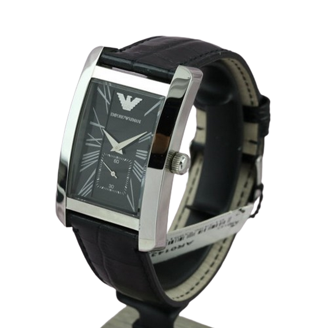 Emporio Armani Ladies Watch Black Analogue