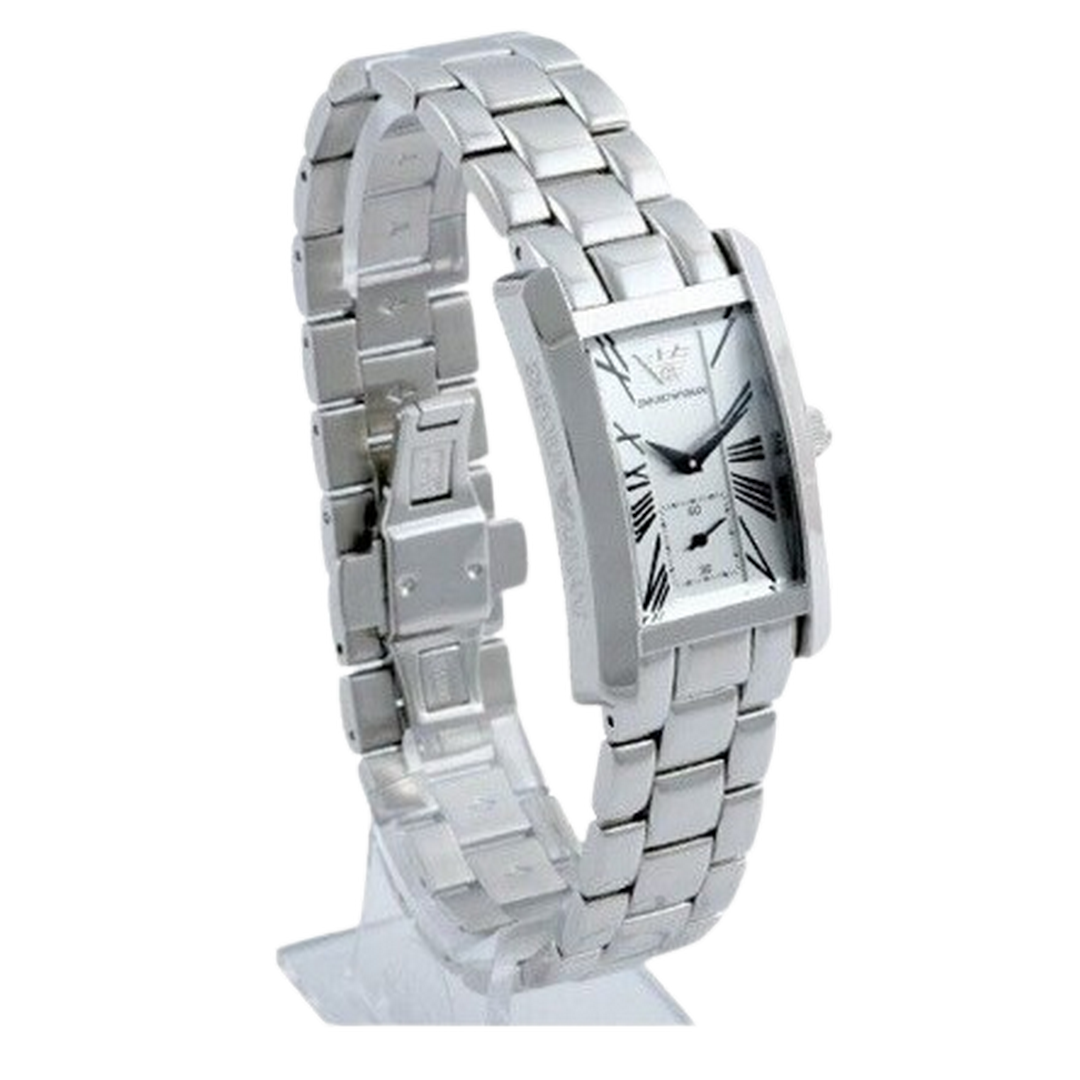 Emporio Armani Womens Quartz Analog Display and Stainless Steel Strap