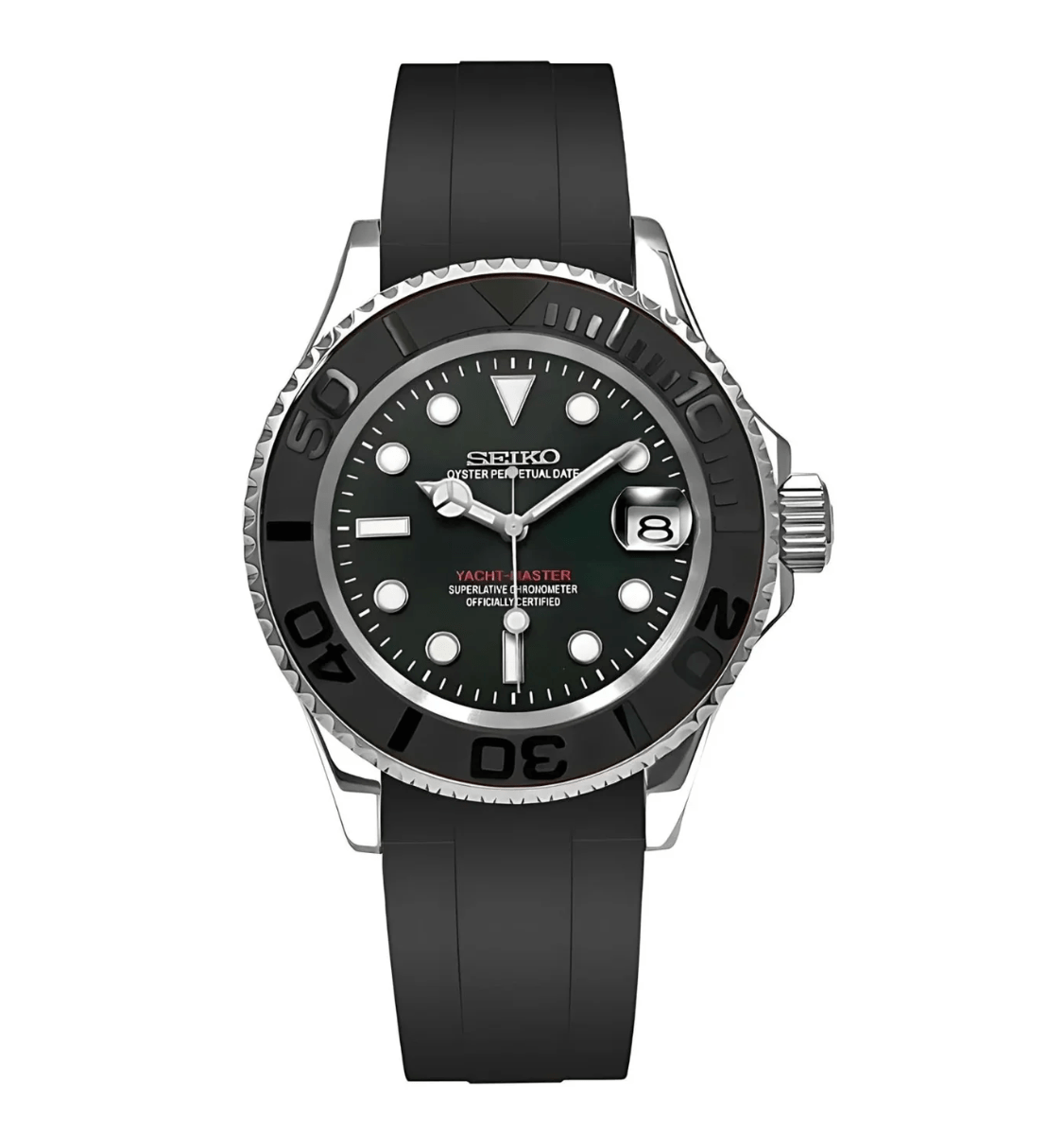 Seiko Mod Yacht Master Silver